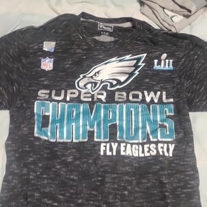 Fanatics Black and Teal Super Bowl Champions Tee